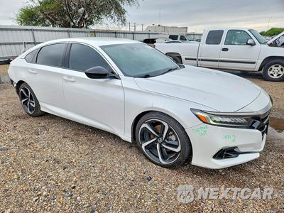 Czwarte zdjęcie samochodu z boku: 2022 HONDA ACCORD SPORT VIN:1HGCV1F3XNA025769 - miniatura