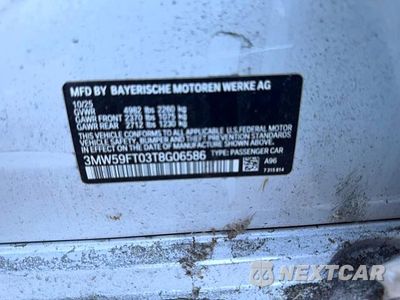 Zdjęcie 10 z 10 samochodu: 2026 BMW M340I VIN:3MW59FT03T8G06586 - miniatura