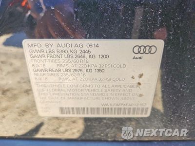Zdjęcie 13 z 13 samochodu: 2015 AUDI Q5 PREMIUM PLUS VIN:WA1LFAFPXFA012157 - miniatura