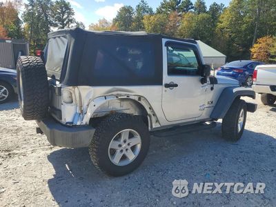 Trzecie zdjęcie samochodu z tyłu: 2008 JEEP WRANGLER X VIN:1J4FA24168L591297 - miniatura