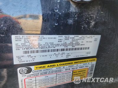 Zdjęcie 14 z 14 samochodu: 2021 FORD EXPEDITION MAX XLT VIN:1FMJK1JT7MEA25110 - miniatura