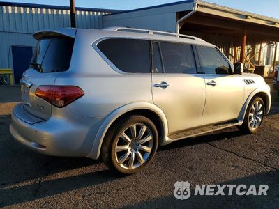Trzecie zdjęcie samochodu z tyłu: 2013 INFINITI QX56 BASE VIN:JN8AZ2NE6D9040535 - miniatura