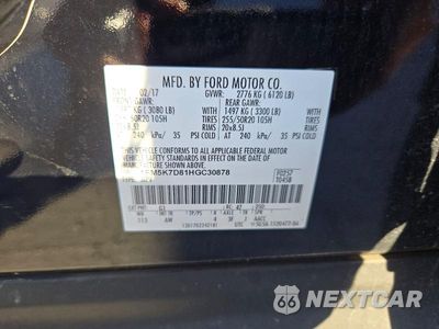 Zdjęcie 13 z 13 samochodu: 2017 FORD EXPLORER XLT VIN:1FM5K7D81HGC30878 - miniatura