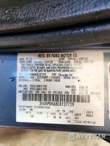 Zdjęcie 13 z 13 samochodu: 2012 FORD FUSION SE VIN:3FAHP0HA8CR127729 - miniatura