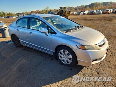 Czwarte zdjęcie samochodu z boku: 2010 HONDA CIVIC LX VIN:2HGFA1F52AH308396 - miniatura