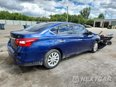 Trzecie zdjęcie samochodu z tyłu: 2019 NISSAN SENTRA SV VIN:3N1AB7AP7KL602728 - miniatura