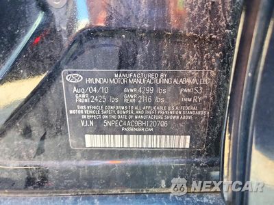 Zdjęcie 13 z 13 samochodu: 2011 HYUNDAI SONATA SE VIN:5NPEC4AC9BH120706 - miniatura