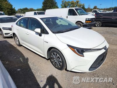 Czwarte zdjęcie samochodu z boku: 2020 TOYOTA COROLLA LE VIN:JTDEBRBEXLJ027685 - miniatura