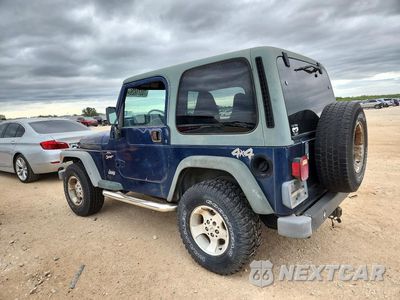 Drugie zdjęcie samochodu z przodu: 2000 JEEP WRANGLER / TJ SPORT VIN:1J4FA49S5YP745357 - miniatura
