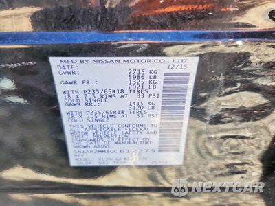 Zdjęcie 13 z 13 samochodu: 2016 NISSAN PATHFINDER SL VIN:5N1AR2MM8GC612275 - miniatura