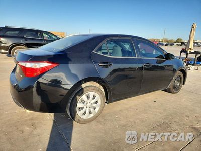 Trzecie zdjęcie samochodu z tyłu: 2016 TOYOTA COROLLA LE VIN:5YFBURHE4GP514712 - miniatura