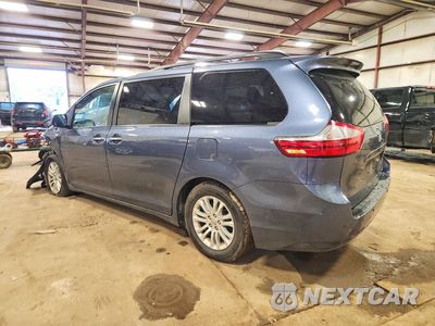 Drugie zdjęcie samochodu z przodu: 2017 TOYOTA SIENNA XLE 8-PASSENGER VIN:5TDYZ3DC0HS827407 - miniatura