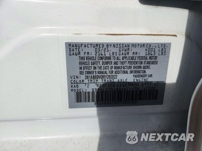 Zdjęcie 12 z 12 samochodu: 2021 NISSAN SENTRA SR VIN:3N1AB8DV0MY280522 - miniatura