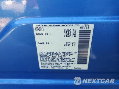Zdjęcie 14 z 14 samochodu: 2013 NISSAN LEAF S VIN:1N4AZ0CP1DC410447 - miniatura
