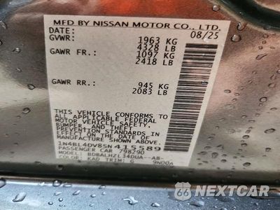 Zdjęcie 12 z 12 samochodu: 2025 NISSAN ALTIMA SV VIN:1N4BL4DV8SN415589 - miniatura