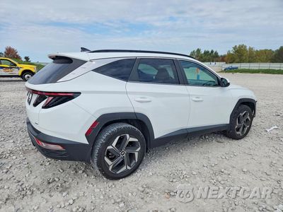 Trzecie zdjęcie samochodu z tyłu: 2022 HYUNDAI TUCSON SEL VIN:5NMJCCAE7NH057293 - miniatura