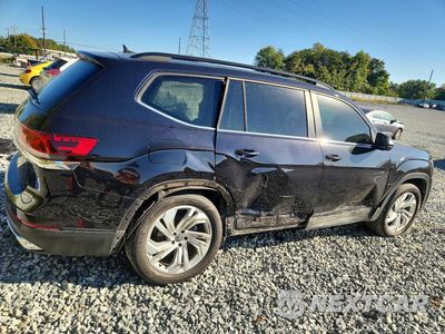 Trzecie zdjęcie samochodu z tyłu: 2021 VOLKSWAGEN ATLAS SE VIN:1V2JR2CAXMC558337 - miniatura