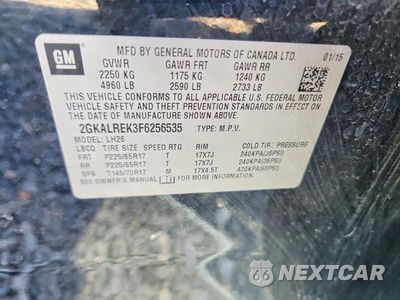 Zdjęcie 13 z 13 samochodu: 2015 GMC TERRAIN SLE VIN:2GKALREK3F6256535 - miniatura
