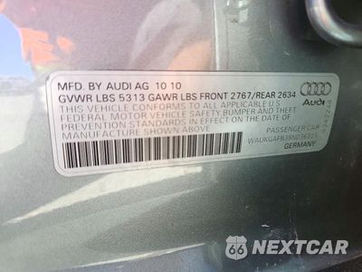 Zdjęcie 12 z 12 samochodu: 2011 AUDI A6 PRESTIGE VIN:WAUKGAFB3BN036321 - miniatura