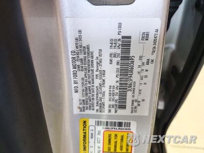 Zdjęcie 12 z 12 samochodu: 2018 LINCOLN MKZ RESERVE VIN:3LN6L5F94JR603695 - miniatura