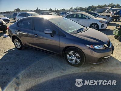 Czwarte zdjęcie samochodu z boku: 2013 HONDA CIVIC LX VIN:19XFB2F58DE232961 - miniatura