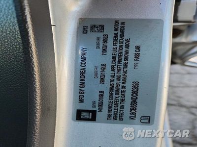 Zdjęcie 12 z 12 samochodu: 2013 CHEVROLET SPARK LS VIN:KL8CB6S94DC602693 - miniatura