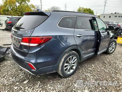 Trzecie zdjęcie samochodu z tyłu: 2017 HYUNDAI SANTA FE SE VIN:KM8SMDHF6HU189282 - miniatura