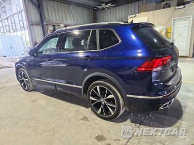 Drugie zdjęcie samochodu z przodu: 2022 VOLKSWAGEN TIGUAN SEL R-LINE VIN:3VV4B7AX5NM165967 - miniatura