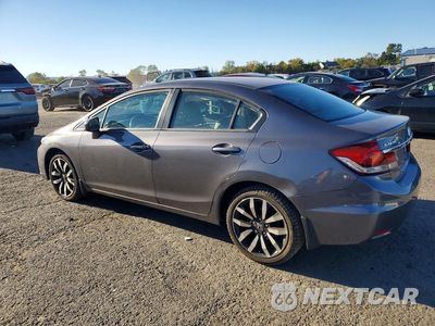 Drugie zdjęcie samochodu z przodu: 2014 HONDA CIVIC EXL VIN:19XFB2F92EE203590 - miniatura