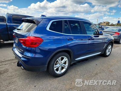 Trzecie zdjęcie samochodu z tyłu: 2019 BMW X3 SDRIVE30I VIN:5UXTR7C51KLR44294 - miniatura