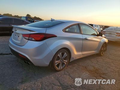 Trzecie zdjęcie samochodu z tyłu: 2014 HYUNDAI ELANTRA COUPE BASE VIN:KMHDH6AH5EU026946 - miniatura