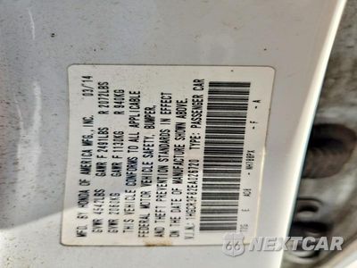 Zdjęcie 13 z 13 samochodu: 2014 HONDA ACCORD EXL VIN:1HGCR3F82EA026720 - miniatura