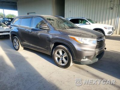 Czwarte zdjęcie samochodu z boku: 2015 TOYOTA HIGHLANDER LIMITED VIN:5TDYKRFH0FS064799 - miniatura