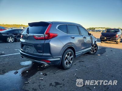 Trzecie zdjęcie samochodu z tyłu: 2018 HONDA CR-V TOURING VIN:7FARW2H90JE029624 - miniatura
