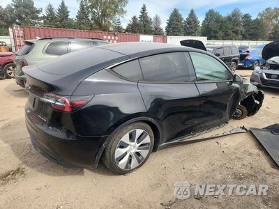 Trzecie zdjęcie samochodu z tyłu: 2020 TESLA MODEL Y VIN:5YJYGDEE2LF026406 - miniatura