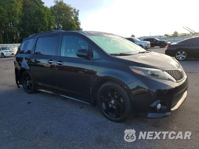 Czwarte zdjęcie samochodu z boku: 2015 TOYOTA SIENNA SPORT VIN:5TDXK3DC1FS559335 - miniatura