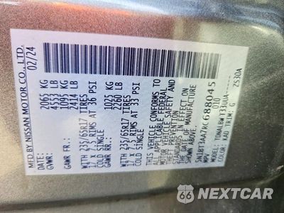 Zdjęcie 13 z 13 samochodu: 2024 NISSAN ROGUE S VIN:5N1BT3AA7RC688045 - miniatura