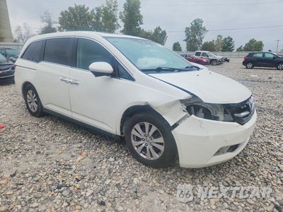 Czwarte zdjęcie samochodu z boku: 2014 HONDA ODYSSEY EXL VIN:5FNRL5H69EB134048 - miniatura