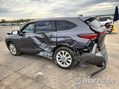 Drugie zdjęcie samochodu z przodu: 2021 TOYOTA HIGHLANDER HYBRID LIMITED VIN:5TDYARAH5MS505205 - miniatura