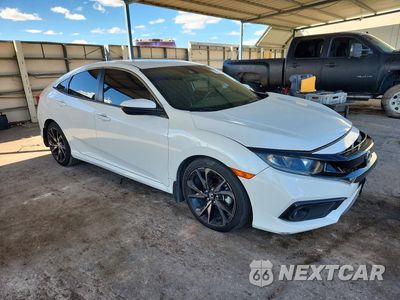 Czwarte zdjęcie samochodu z boku: 2020 HONDA CIVIC SPORT VIN:19XFC2F8XLE000822 - miniatura