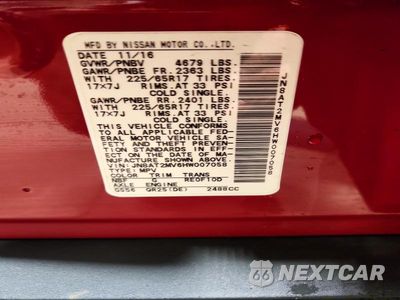 Zdjęcie 14 z 14 samochodu: 2017 NISSAN ROGUE SV VIN:JN8AT2MV6HW007058 - miniatura