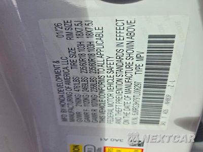 Zdjęcie 13 z 13 samochodu: 2026 HONDA CR-V EXL VIN:5J6RS3H79TL006297 - miniatura