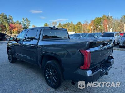 Trzecie zdjęcie samochodu z tyłu: 2023 TOYOTA TUNDRA PLATINUM VIN:5TFNA5DB0PX064486 - miniatura