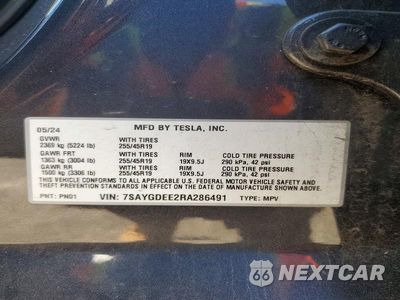 Zdjęcie 14 z 14 samochodu: 2024 TESLA MODEL Y VIN:7SAYGDEE2RA286491 - miniatura