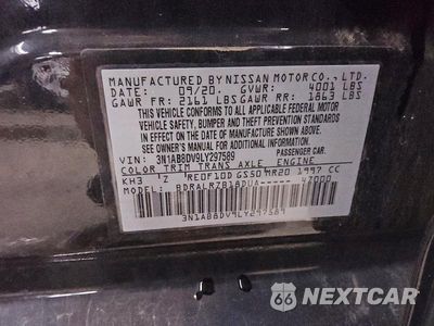 Zdjęcie 12 z 12 samochodu: 2020 NISSAN SENTRA SR VIN:3N1AB8DV9LY297589 - miniatura