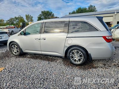 Drugie zdjęcie samochodu z przodu: 2013 HONDA ODYSSEY EXL VIN:5FNRL5H67DB078254 - miniatura