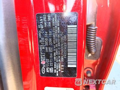 Zdjęcie 12 z 12 samochodu: 2022 HYUNDAI ELANTRA LIMITED VIN:KMHLP4AG6NU356752 - miniatura