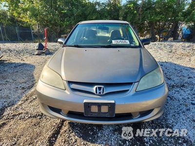Piąte zdjęcie samochodu w środku: 2005 HONDA CIVIC LX VIN:2HGES16545H578387 - miniatura
