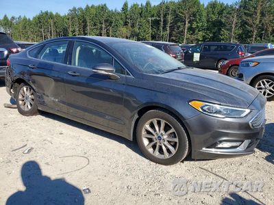 Czwarte zdjęcie samochodu z boku: 2017 FORD FUSION SE VIN:3FA6P0HD9HR311599 - miniatura