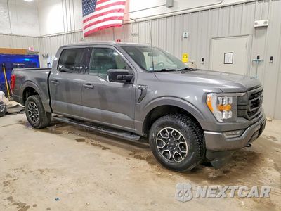 Czwarte zdjęcie samochodu z boku: 2022 FORD F150 SUPERCREW VIN:1FTEW1EP5NKD78116 - miniatura